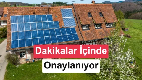 Almanya’da çatı güneş paneli başvurularına 5 dakikada onay
