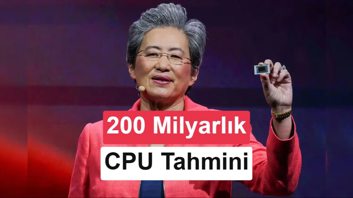 AMD Instinct MI300X hızlandırıcısının sahnede tanıtıldığı etkinlik sunumu