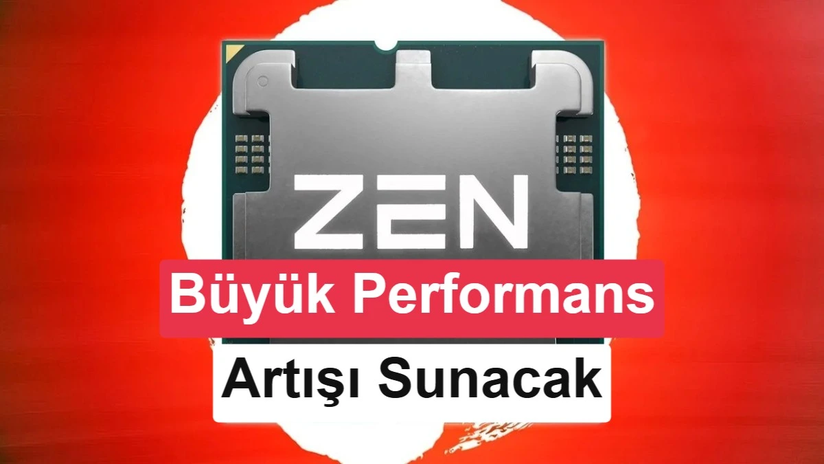 AMD Zen 6 işlemcisini temsil eden çip görseli