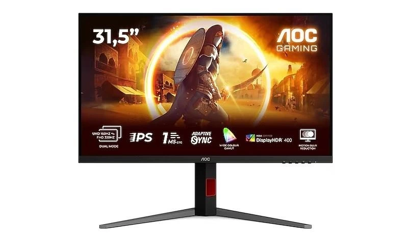 AOC Gaming markalı monitörün önden ürün görseli