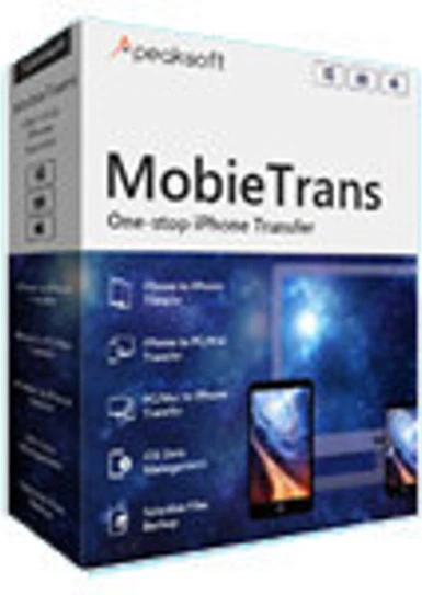 Apeaksoft MobieTrans 2.3.36 yazılımının ürün kutusu görseli