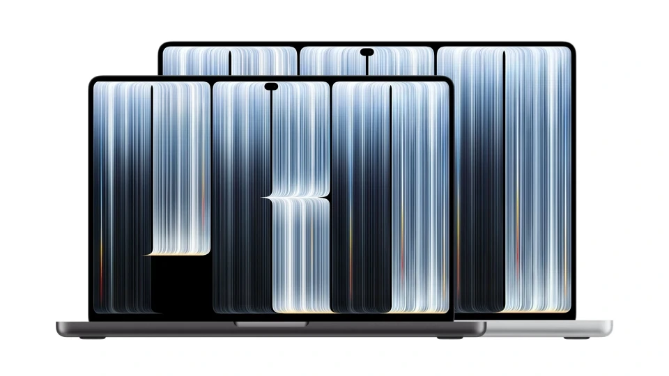 Birden fazla MacBook Pro bilgisayarı yan yana gösteren ürün görseli
