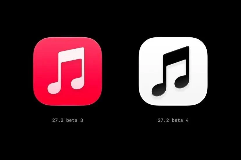 Apple Music’in iOS 27.2 beta 3 ve beta 4 sürümlerindeki uygulama simgeleri