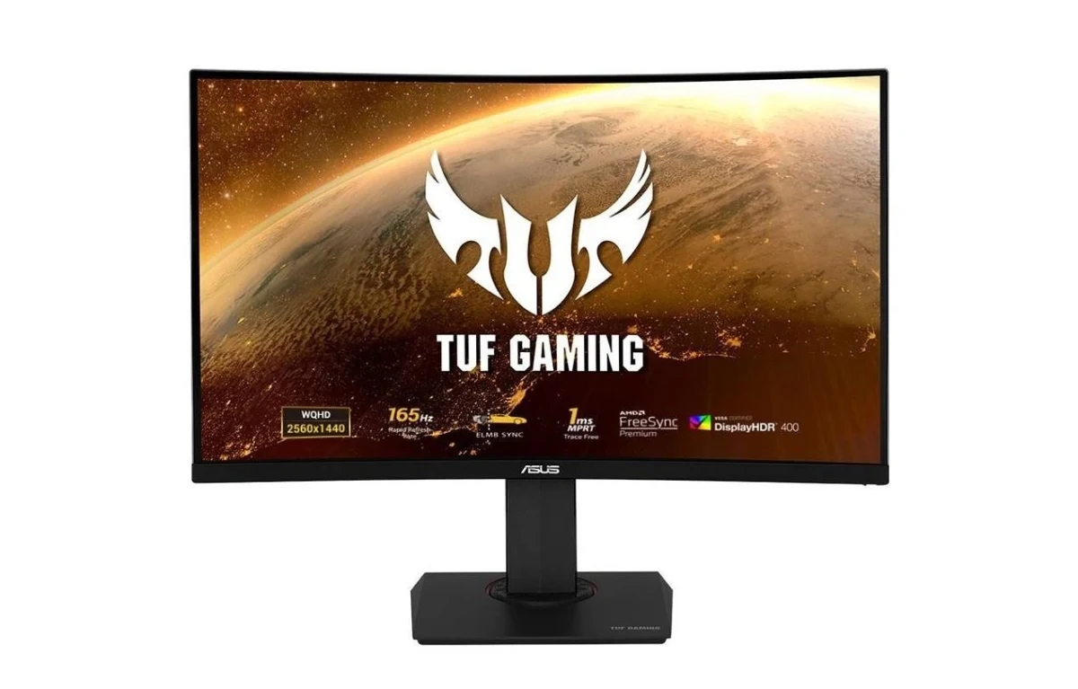 ASUS TUF Gaming monitörün önden ürün görseli