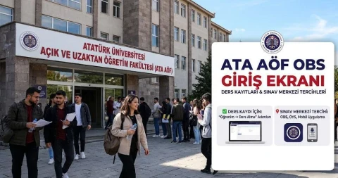 ATA AÖF 2026 güz dönemi ders kaydı için son tarih 25 Ekim