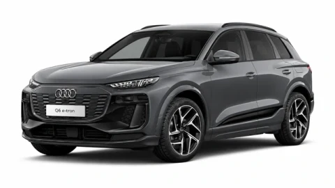 Gri Audi Q6 e-tron SUV
