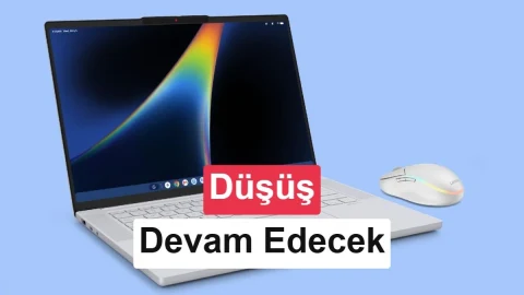 Bilgisayar sevkiyatları yüzde 21 geriledi: Bellek maliyetleri pazarı daralttı