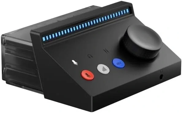 Siyah BOYA Caster X1 yayın ve podcast ses kontrol cihazı