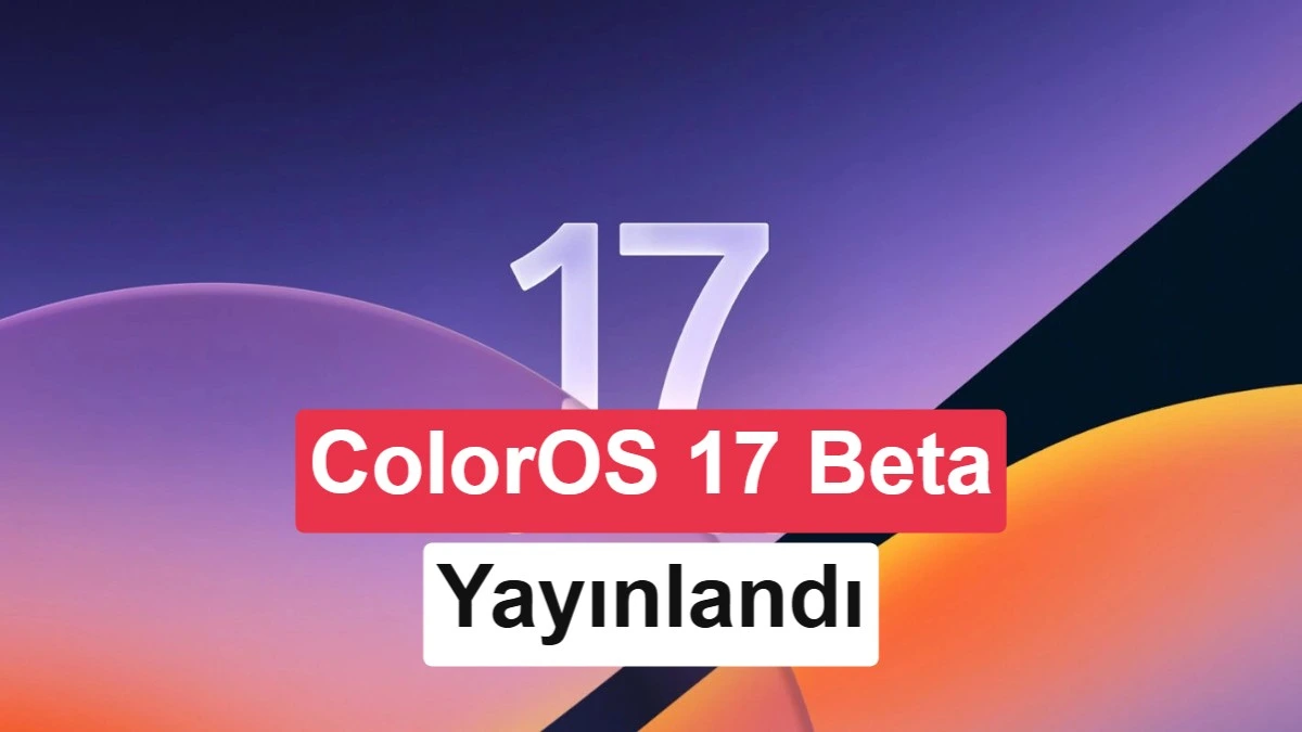 ColorOS 17 arayüzünü gösteren üç akıllı telefon