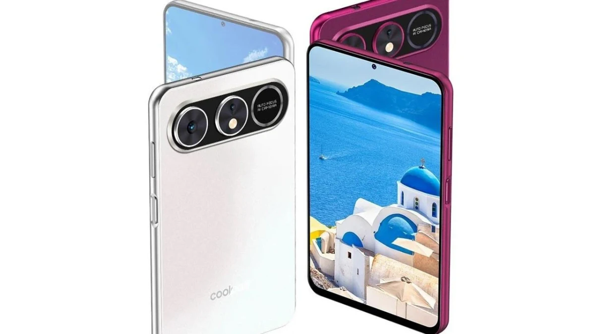 Coolpad Cool X Wide telefonun ön ve arka yüzünü gösteren ürün görseli