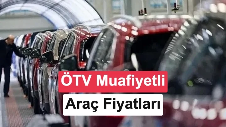 Otomobil galerisi ve ÖTV muafiyetli araç fiyatları başlıklı görsel