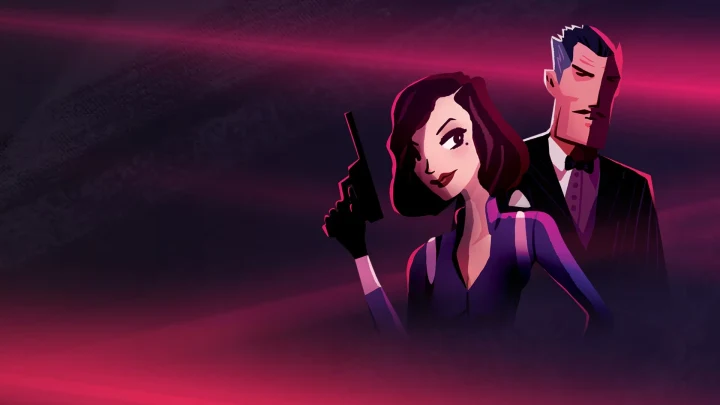 Agent A: A Puzzle in Disguise oyunundan iki karakterin yer aldığı çizim