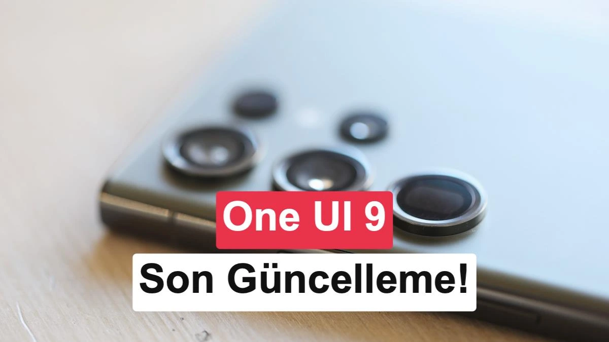 Galaxy S23 serisi telefonların yanında One UI 9 yazısı