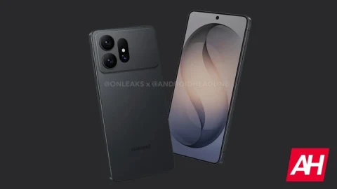 Galaxy S27 Ultra olduğu belirtilen telefonun siyah renkli tasarım çizimi