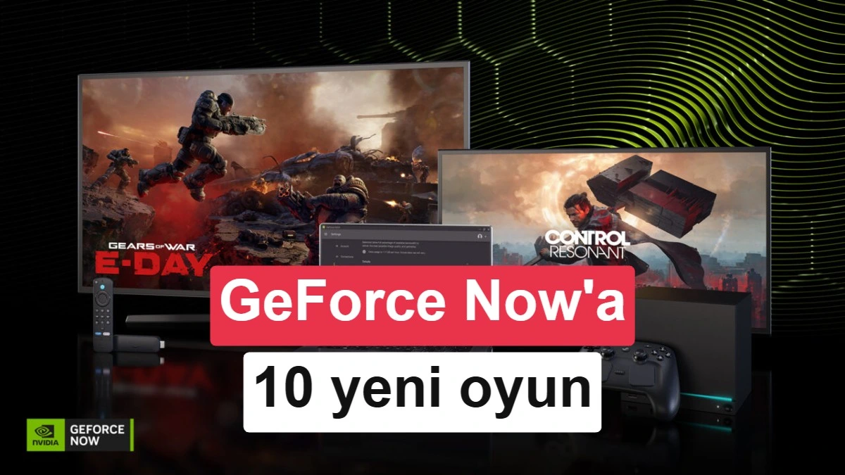 GeForce Now kütüphanesine eklenen oyunları gösteren oyun ekranları