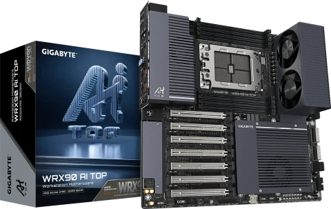 Gigabyte WRX90 AI TOP, 2 TB ECC DDR5 bellek kapasitesi sunuyor