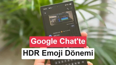 Google Chat için HDR emoji seçeneği gündemde