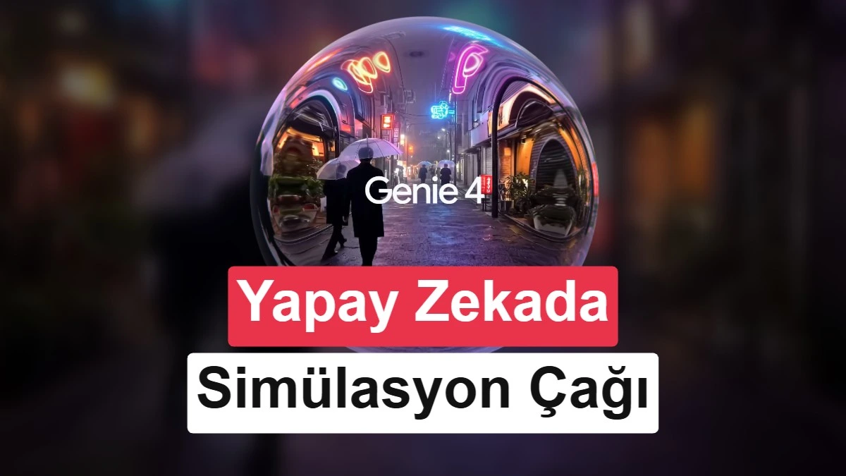 Genie 4 ve yapay zeka simülasyon çağını tanıtan kapak görseli