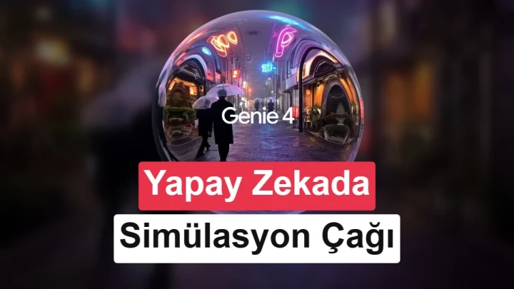 Genie 4 ve yapay zeka simülasyon çağını tanıtan kapak görseli