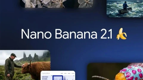 Nano Banana 2.1 yazısı ve farklı görsel örneklerinin yer aldığı tanıtım görseli
