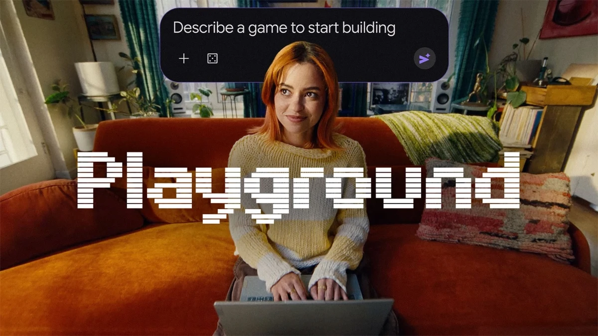 Playground arayüzünde oyun tarifinin yazıldığı sahne
