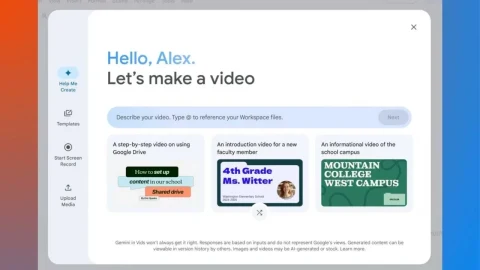Google Vids’te ses ayırma ve klip hızını değiştirme dönemi
