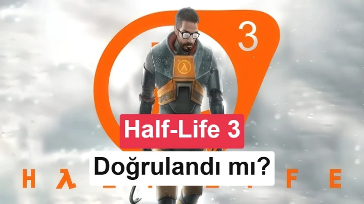 Half-Life logosunun yanında Gordon Freeman karakteri