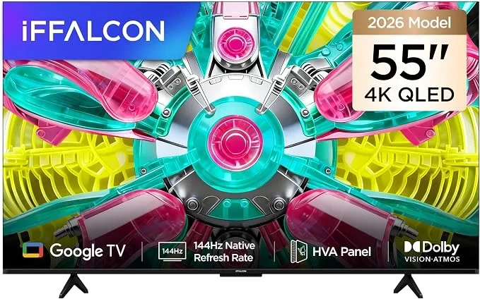 iFFALCON 55U75A 55 inç 4K QLED televizyon