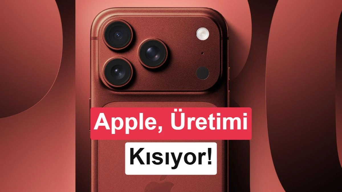 Pembe tonlarda görünen iki iPhone’un arka yüzü ve ekranı