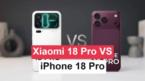Xiaomi 18 Pro ve iPhone 18 Pro karşılaştırma görseli