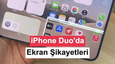 iPhone Duo’da menteşe hizasında ekran kırılması şikayetleri