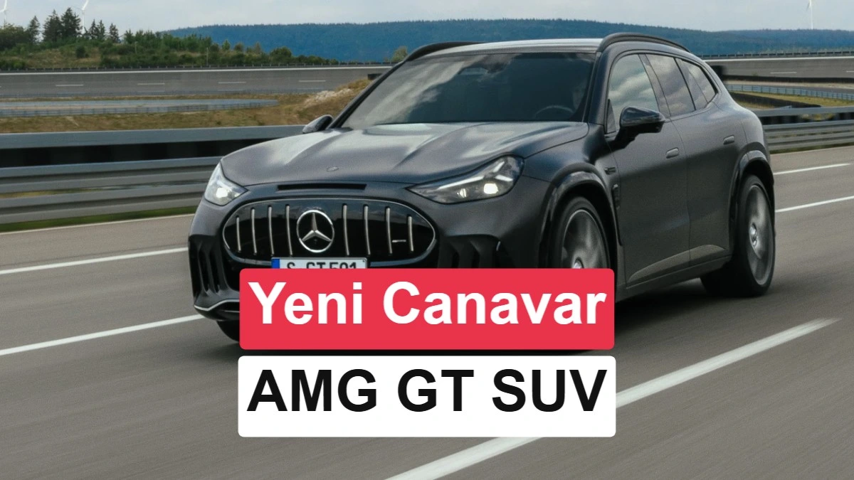 Gri Mercedes-AMG GT SUV yolda ilerlerken