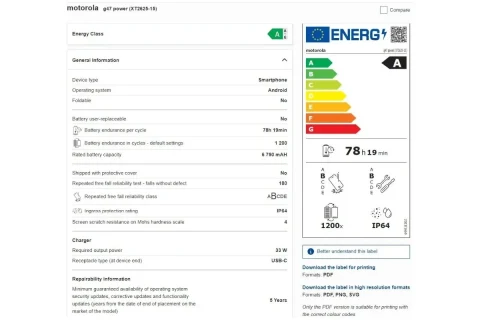 Moto G47 Power’ın pil ve şarj bilgileri ortaya çıktı