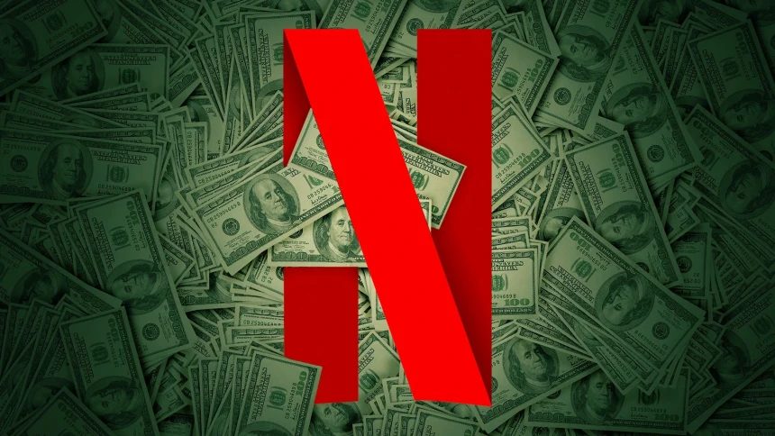 Dolar banknotlarının üzerinde Netflix’in kırmızı N logosu