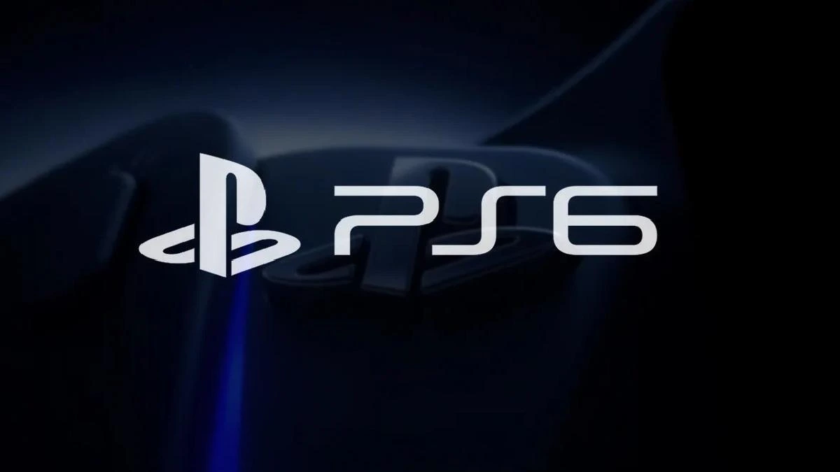 Koyu arka planda PlayStation logosu ve PS6 yazısı