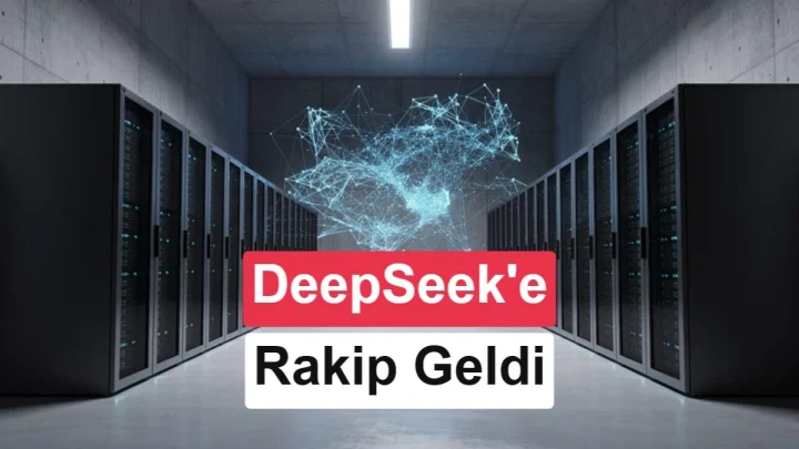 Reflection AI Beam modelinin 501 milyar parametreli açık ağırlıklı yapısını simgeleyen şema