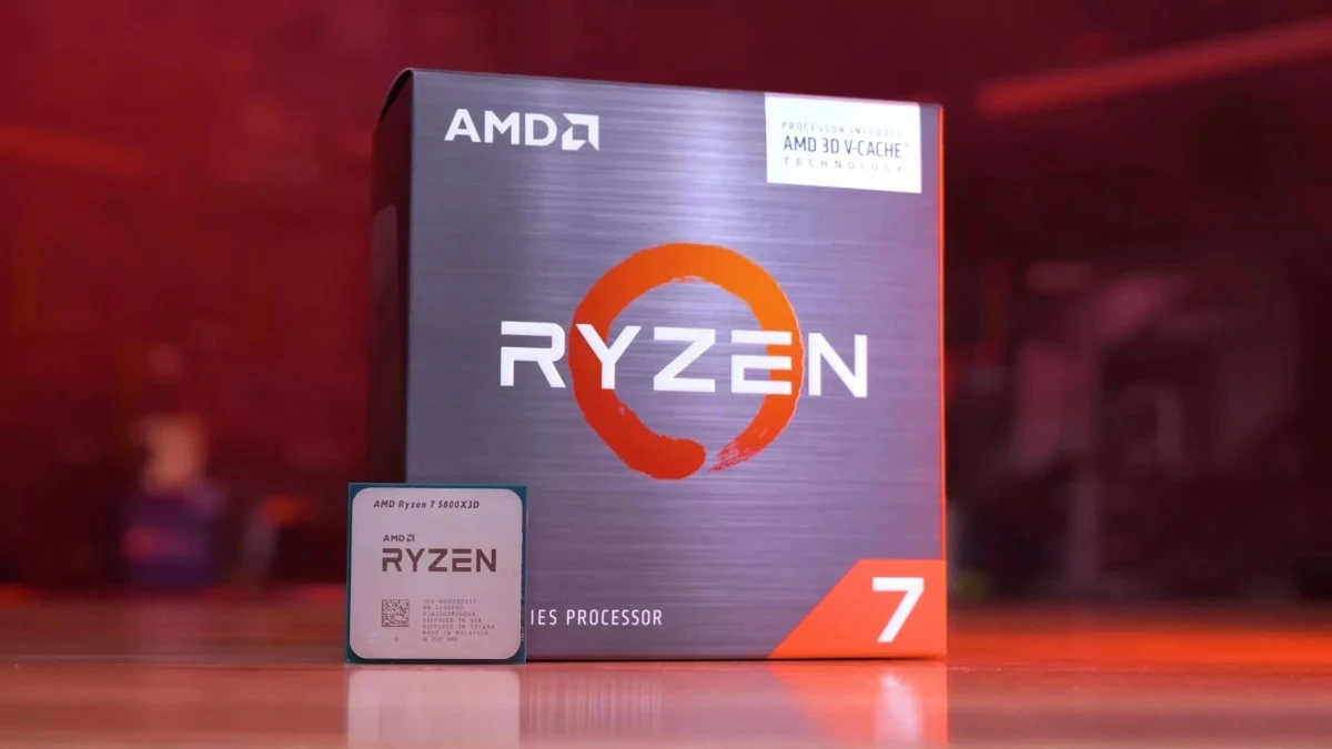 AMD Ryzen 7 işlemci kutusu ve işlemci