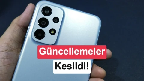 Galaxy A04s ve A23 5G güncelleme desteğini kaybetti