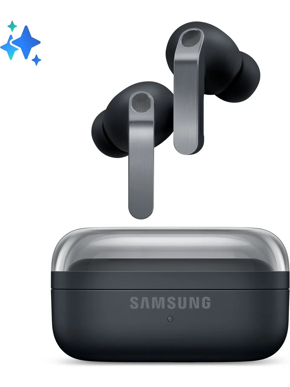 Şarj kutusuyla birlikte Samsung Galaxy Buds4 Pro kablosuz kulaklıklar