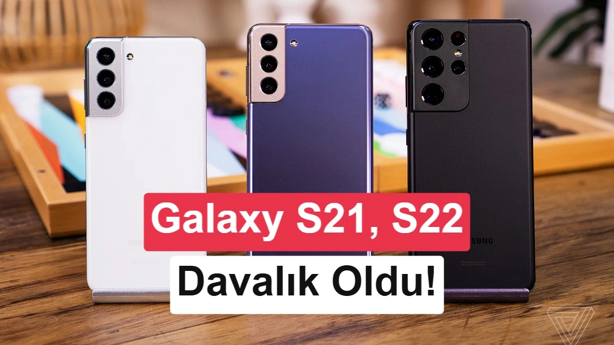 Yan yana duran beyaz, mor ve siyah Samsung Galaxy telefonlar