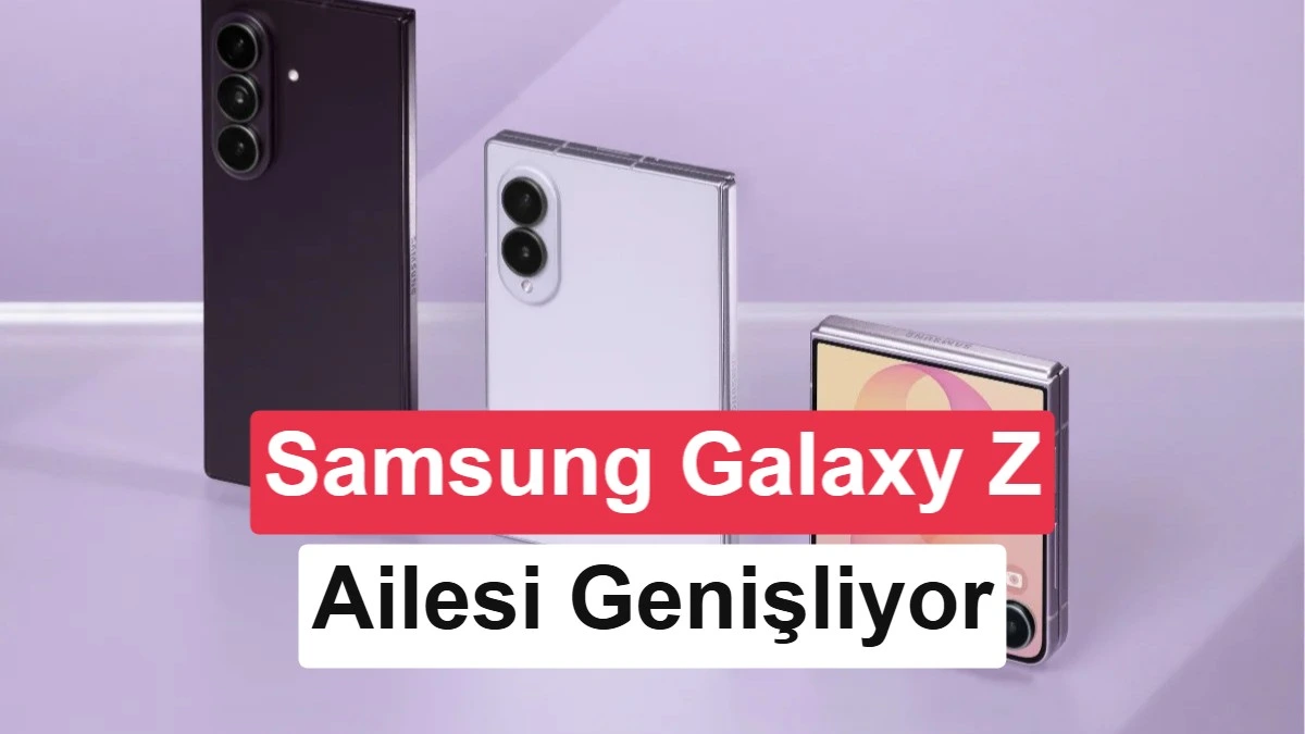 Samsung Galaxy Z ailesinden farklı katlanabilir telefon modelleri