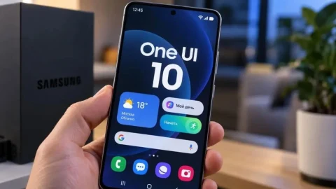 Samsung telefon ekranında One UI 10 arayüzü gösteriliyor
