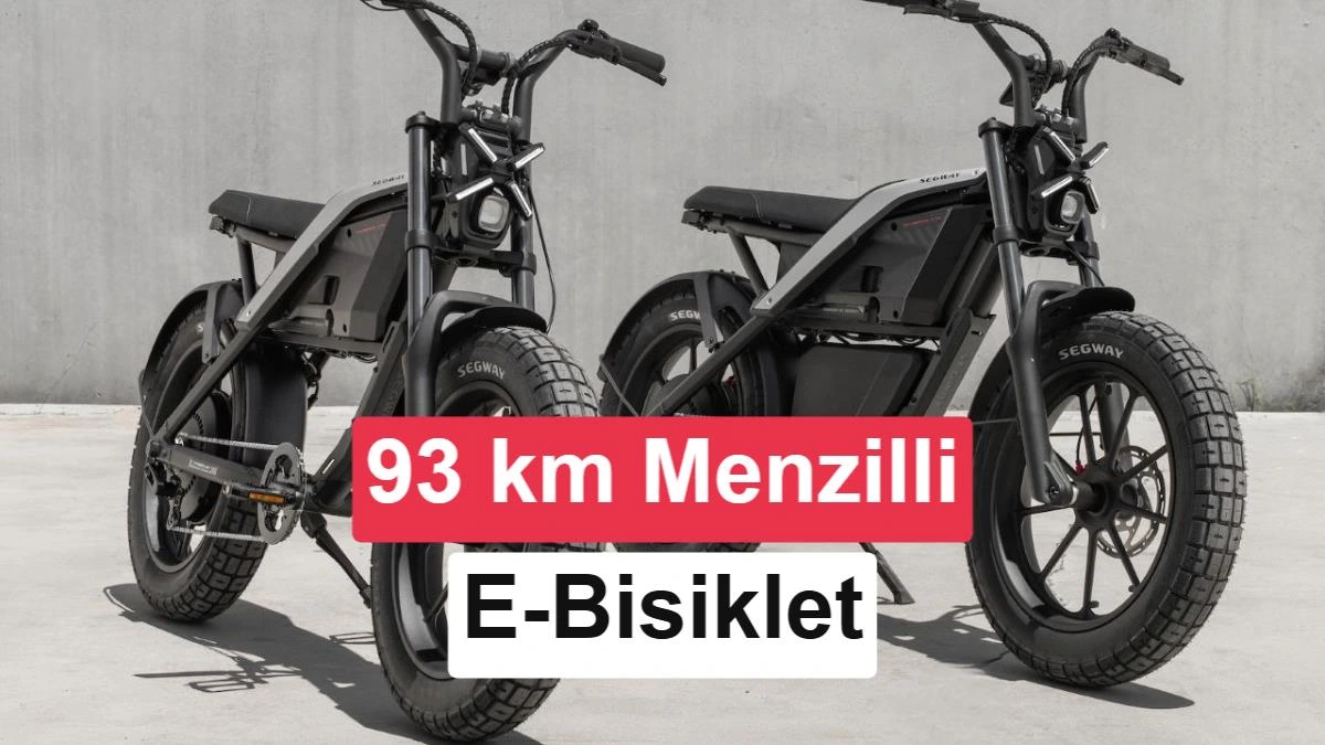 Segway Xyber Air kalın tekerlekli elektrikli bisiklet