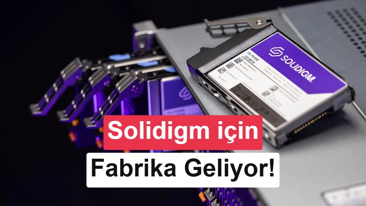 Solidigm markalı SSD ve depolama donanımı
