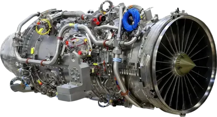 TEI TF6000 turbofan motorunun teknik görünümü