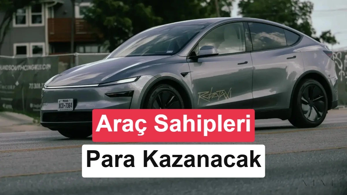 Tesla aracı, robotaksi hizmeti kapsamında kullanılmak üzere hazırlanıyor