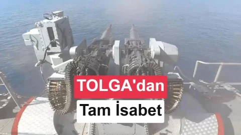 TOLGA, savaş gemisinde ilk kez denendi: İHA ve İDA hedeflerini vurdu