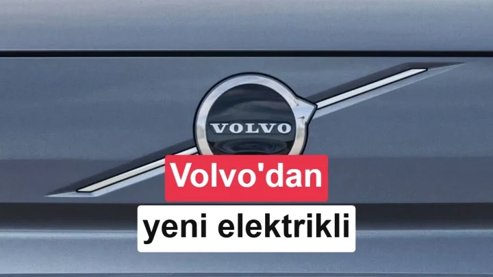 Volvo fabrikasının üretim hattında görülen elektrikli otomobil
