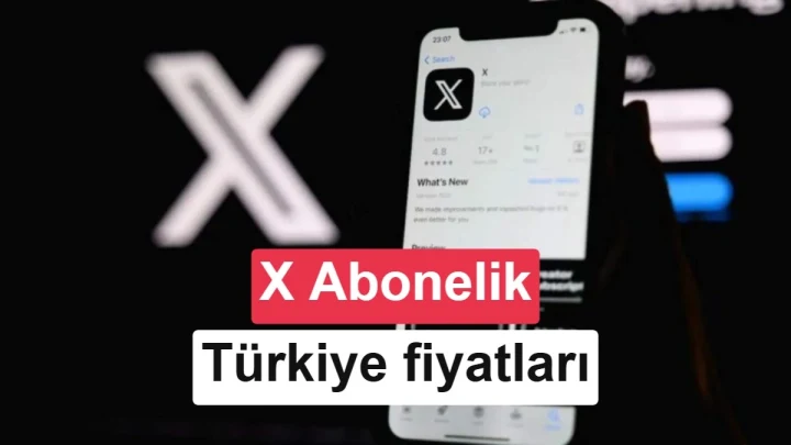 X’in Türkiye’deki abonelik planlarının fiyatlarını gösteren görsel