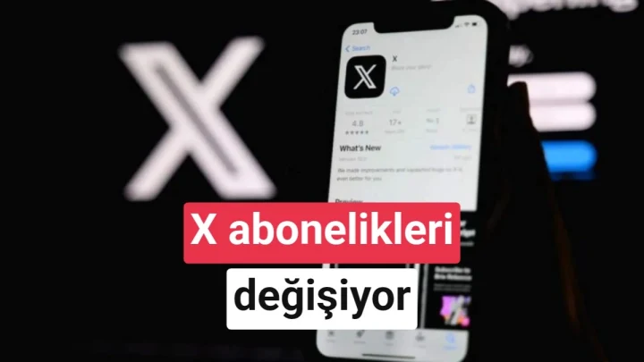 X abonelik seçeneklerini ve paketlerde sunulan özellikleri gösteren karşılaştırma görseli